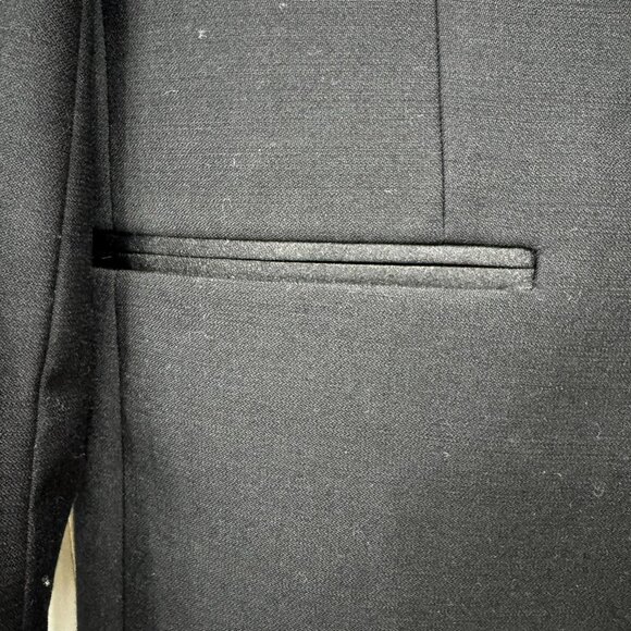 Calvin Klein Super 100s Skinny Satin Lapel Tuxedo Jacket 100% Wool – 38R - Picture 4 of 9